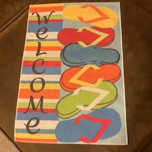 Flip Flop WELCOME Garden or Mailbox Flag
